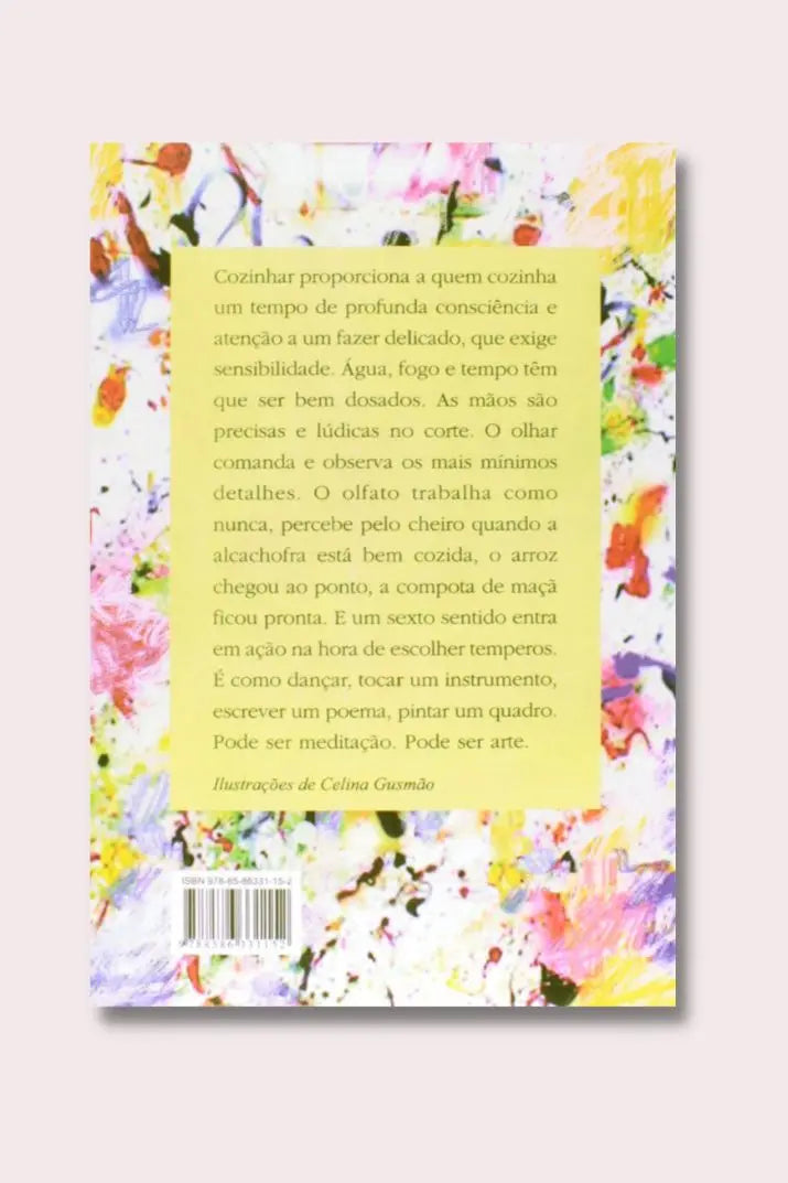 Contra-capa do Livro Amiga Cozinha de Sonia Hirsch